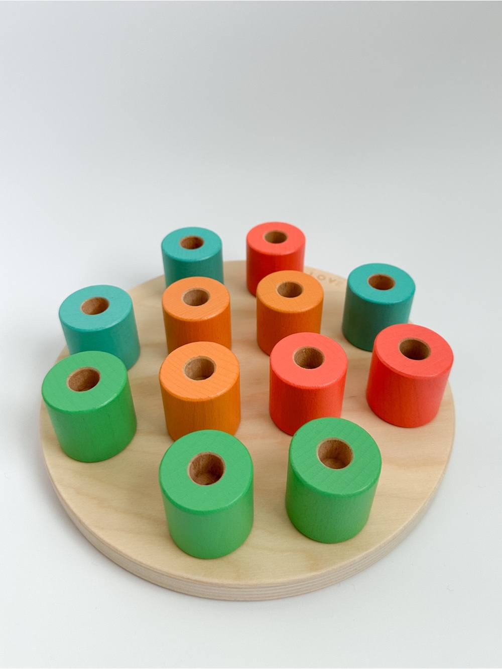 Lovevery Wooden Stacking Pegboard